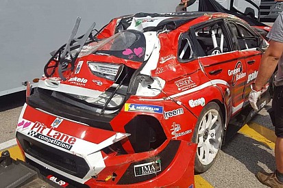 Incomprensione Scalvini-Baldan ad Imola: Nicola capotta 8 volte, clavicola e Hyundai K.O.!