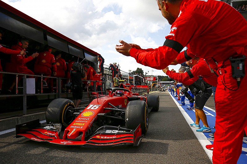 Fotogallery F1: la Ferrari torna a vincere a Spa con Leclerc
