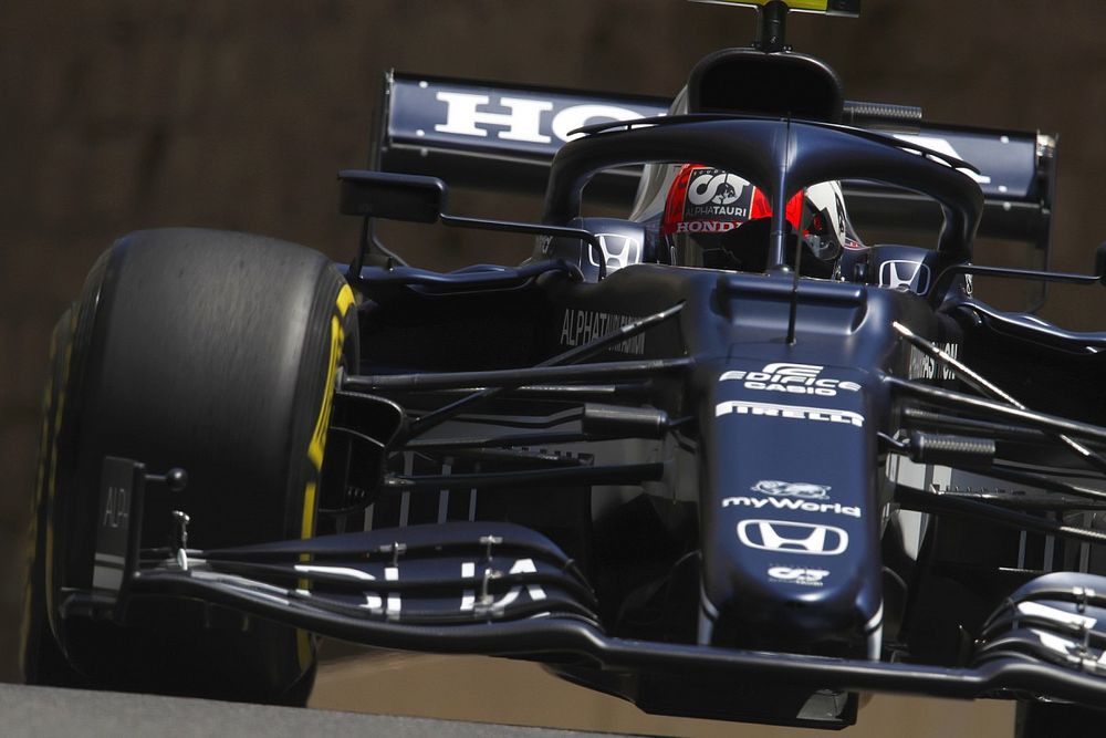 F1アゼルバイジャンFP3:親牛を下しアルファタウリ・ホンダのガスリーがトップタイム、チームメイトの角田は8番手