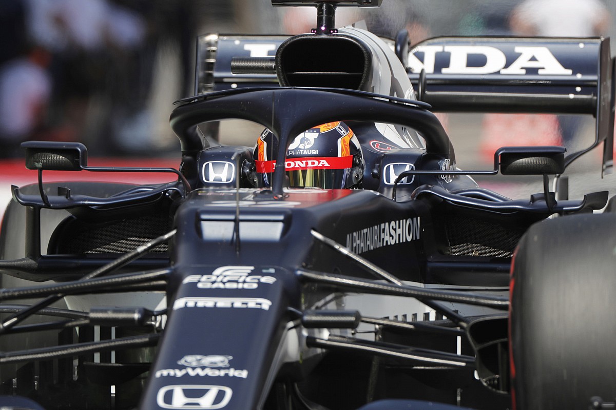F1イギリスFP1速報:フェルスタッペンが首位発進。角田裕毅は12番手
