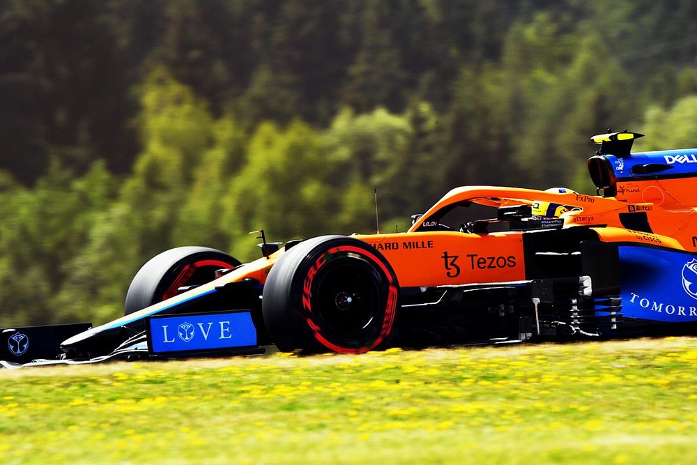 Norris "took quite a few more risks" to reach Austria front row
