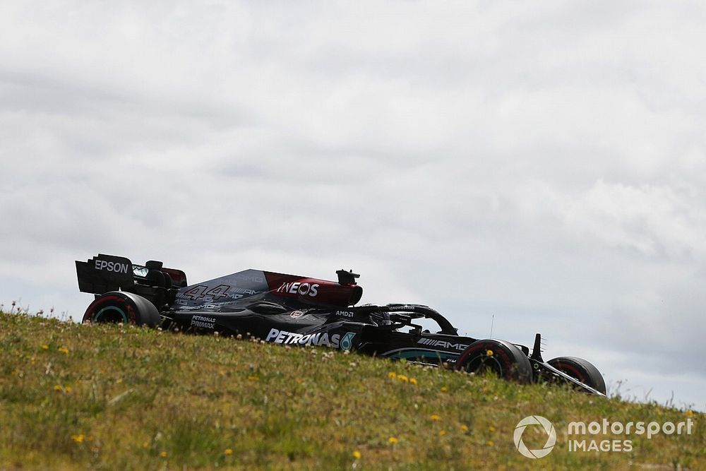 Hamilton rues "messy" Portuguese GP qualifying after missing 100th F1 pole