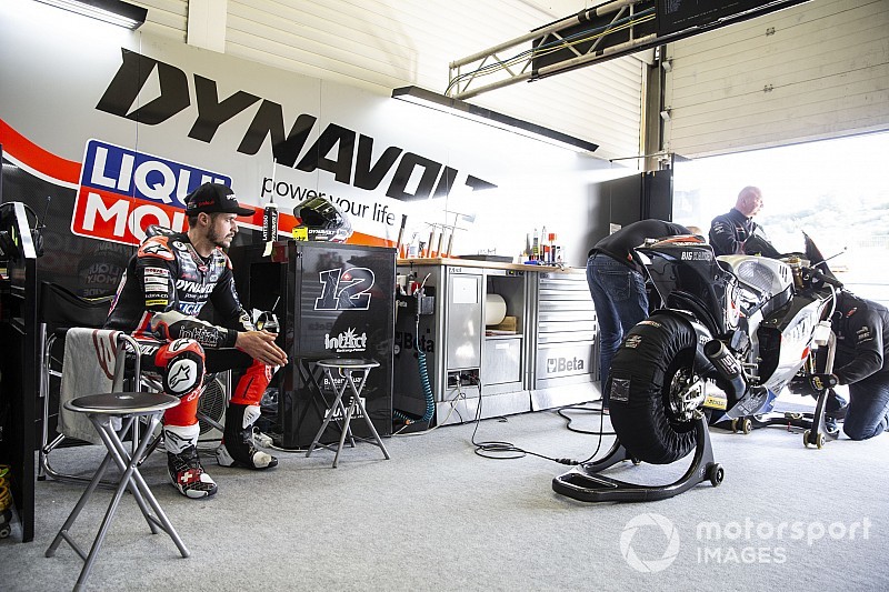 Fotostrecke: der Schweizer Aegerter, Lüthi und Forward Racing im Moto2-Test in Jerez
