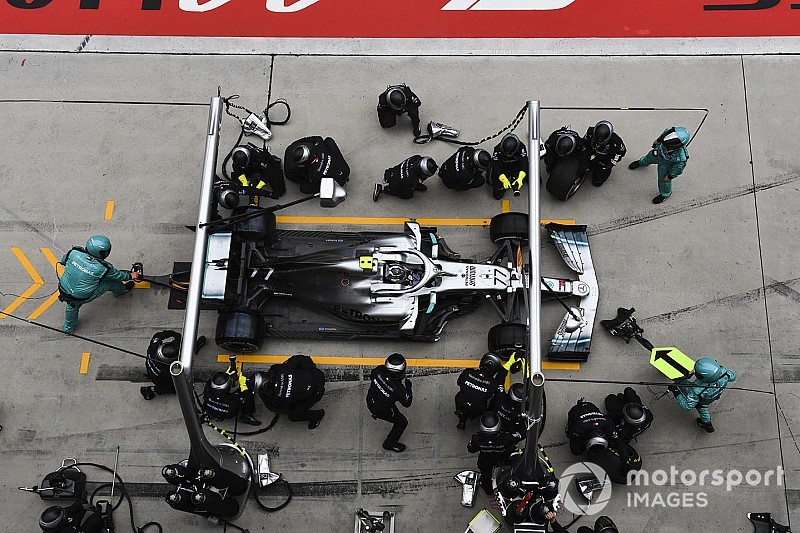 Mercedes tumpuk pit stop, Bottas sempat khawatir