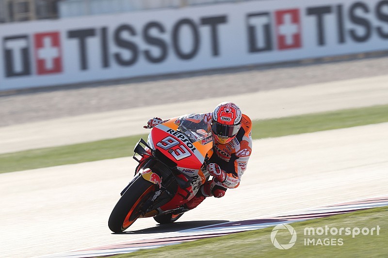 Márquez lidera TL3 no Catar; Lorenzo cai e desiste de treino