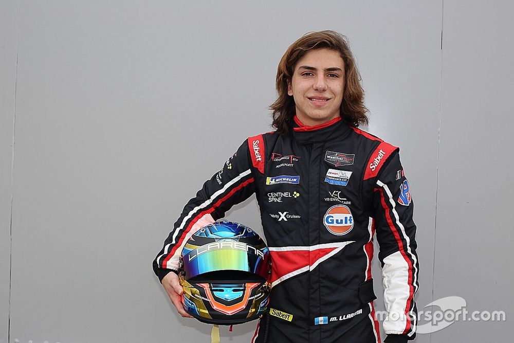 Mateo Llarena, de Guatemala y con 16 años, listo para las 24 Horas de Daytona
