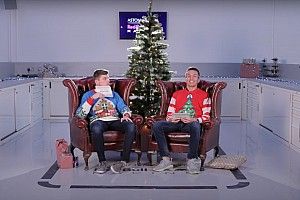 Verstappen és Albon karácsonyi hangulatban, közben pedig sírnak a nevetéstől (videó)