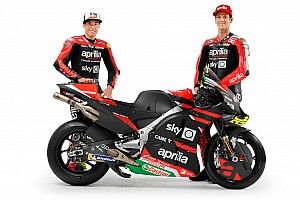 Aprilia reveals new MotoGP bike, confirms rider line-up