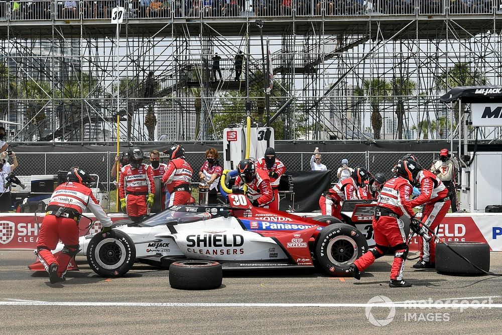 佐藤琢磨、追い上げて6位「チームは素晴らしい仕事をしてくれた」|インディカー第2戦セントピーターズバーグ