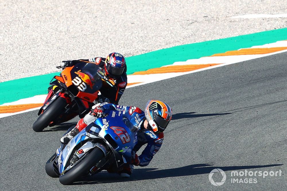 Alex Rins, Team Suzuki MotoGP, Brad Binder, Red Bull KTM Factory Racing