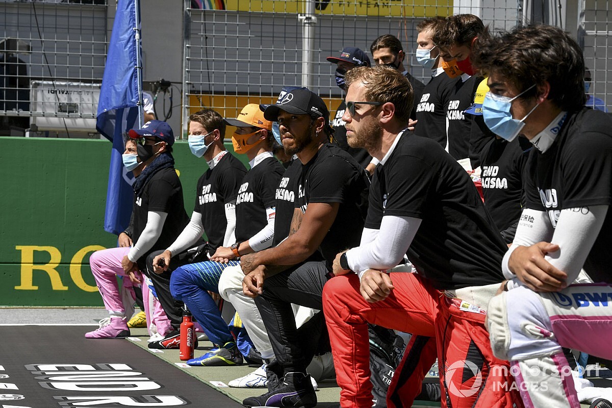 Formule 1 coördineert officieel moment tegen racisme