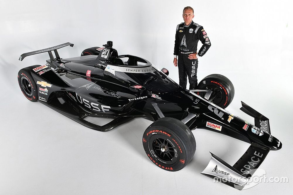 Carpenter to race in U.S. Space Force colors at Indy 500