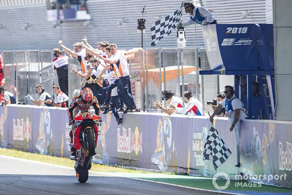 El semáforo del Gran Premio de España de MotoGP