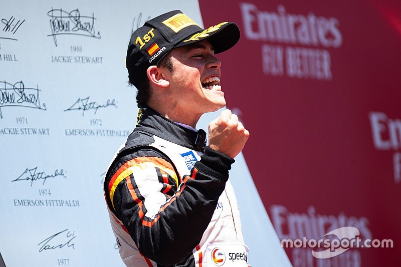 F2 Spanyol: De Vries juarai sprint, Gelael finis P9