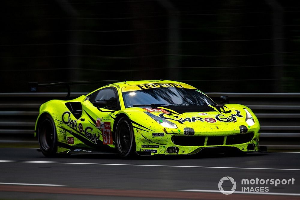 #57 CarGuy Racing, Ferrari 488 GTE: Takeshi Kimura, Kei Cozzolino, Come Ledogar 