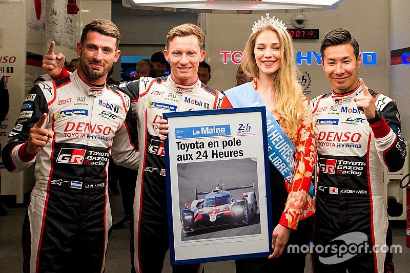 Le Mans 24 Jam: Toyota kunci baris start terdepan