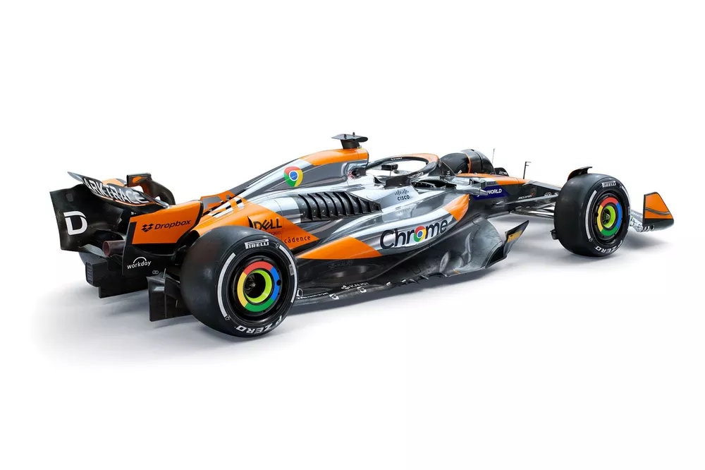 マクラーレン、ファン人気高い『クロームカラー』をF1アメリカGPで復刻