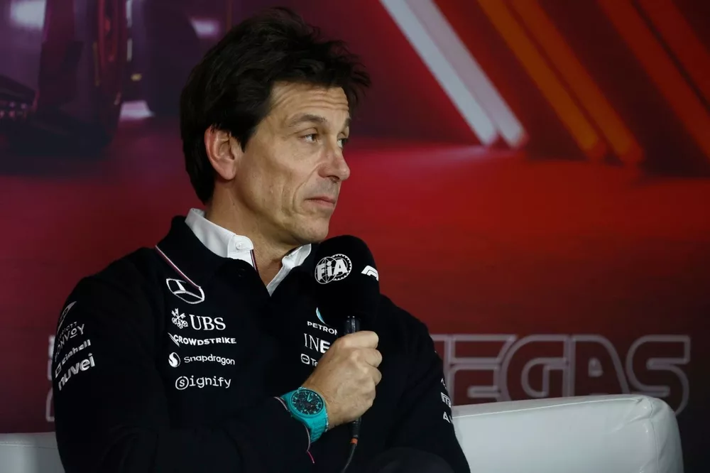Toto Wolff, directeur de Mercedes-AMG F1 Team, en conférence de presse