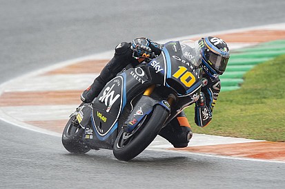 Moto2, Valencia: Marini risorge sull'asciutto e centra la seconda pole stagionale