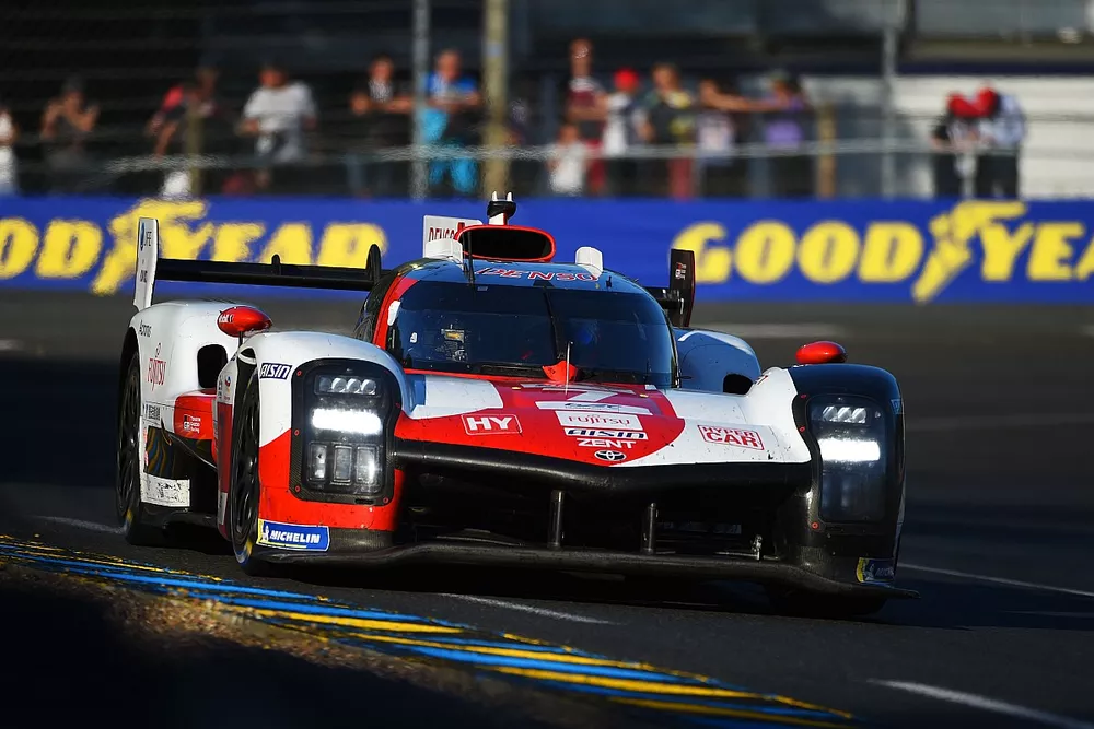 #7 Toyota Gazoo Racing Toyota GR010 Hybrid of Mike Conway, Kamui Kobayashi, Jose Maria Lopez