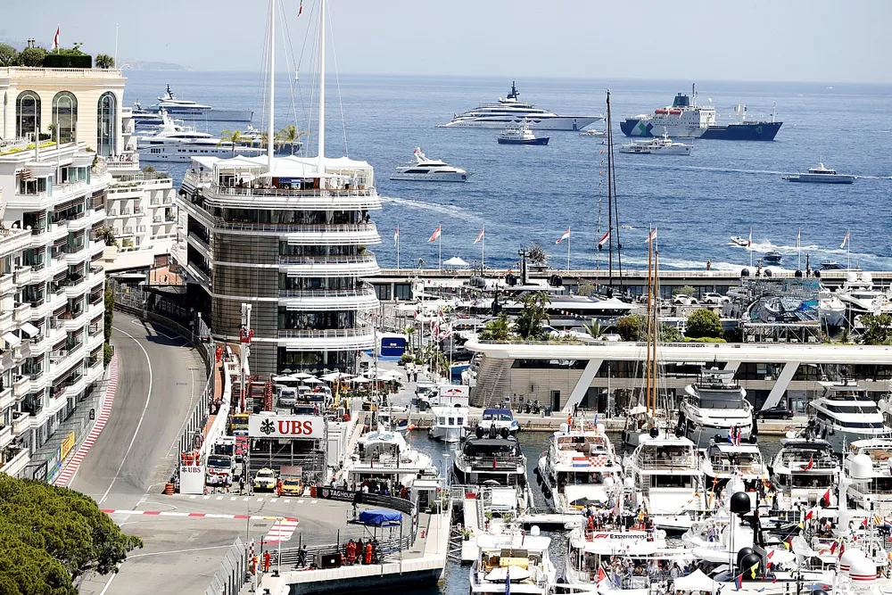 ST. HELENA - Extreme E - The Electric Odyssey 
moored off Monaco 