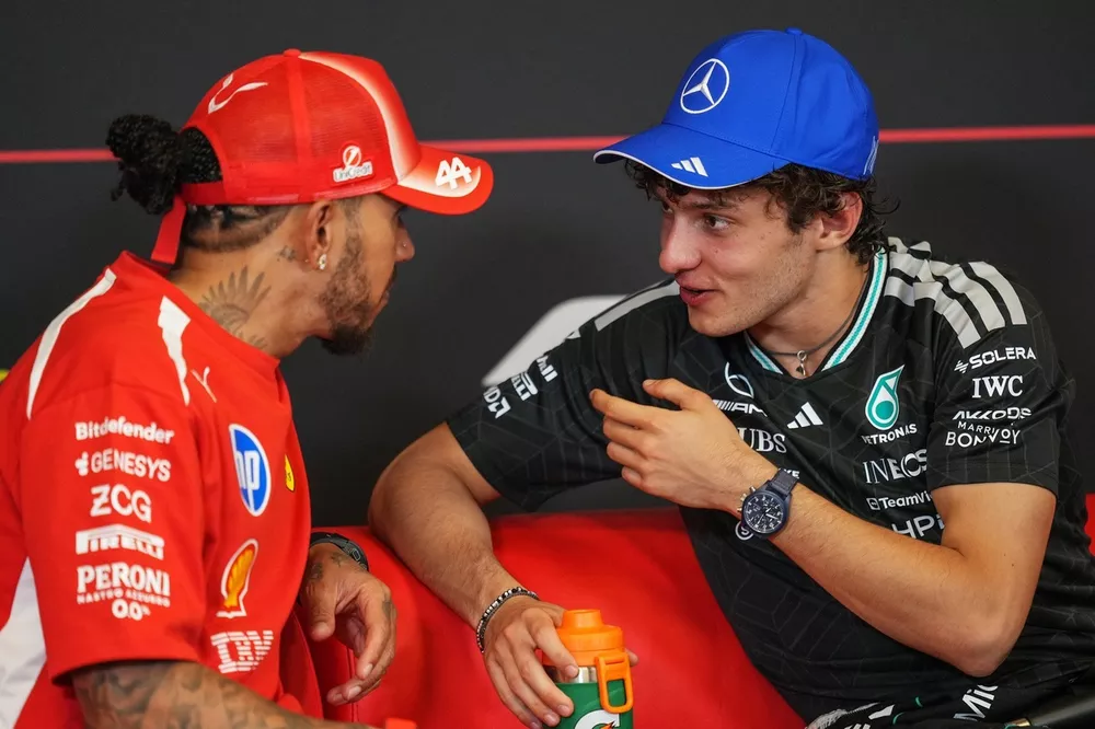 Andrea Kimi Antonelli, Mercedes, Lewis Hamilton, Ferrari