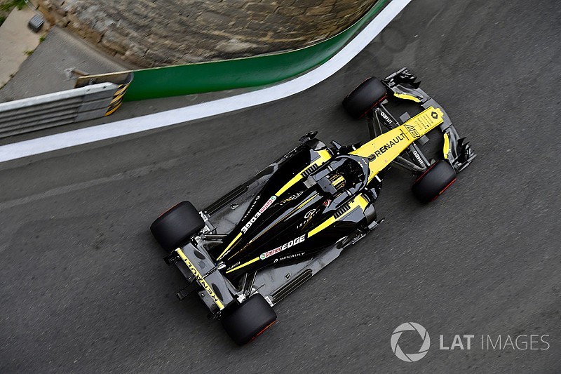 Renault: Hulkenberg'in 2018'deki tek hatası Bakü kazasıydı