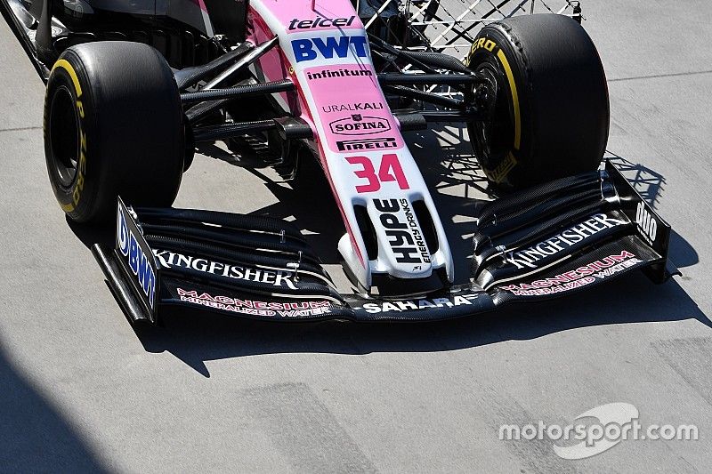 Force India VJM11, 2019-specificatie van voorvleugel