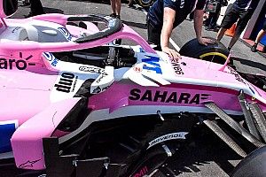 Force India: è apparsa una nuova pinnetta sulla VJM11 di Ocon
