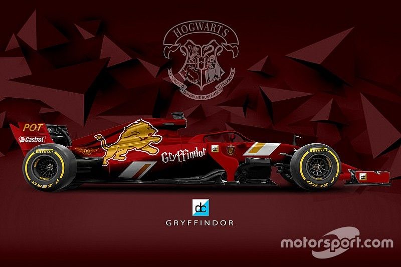 Veja como seriam os carros da F1 em Hogwarts