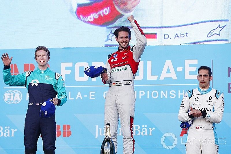 Abt logra su primer triunfo en el ePrix de México