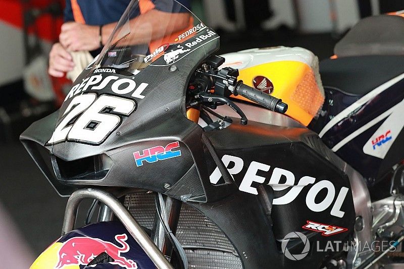 Le carénage de la moto de Dani Pedrosa, Repsol Honda Team