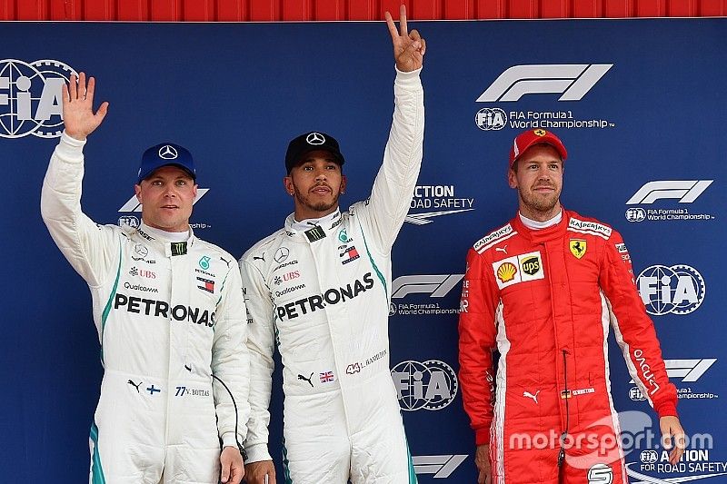 Starting grid GP Spanyol 2018