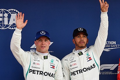 Hamilton: "Bottas è a mezzo decimo: non sono ancora al 100%"