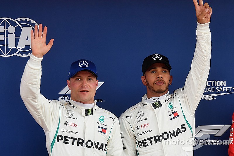 Hamilton: "Bottas è a mezzo decimo: non sono ancora al 100%"