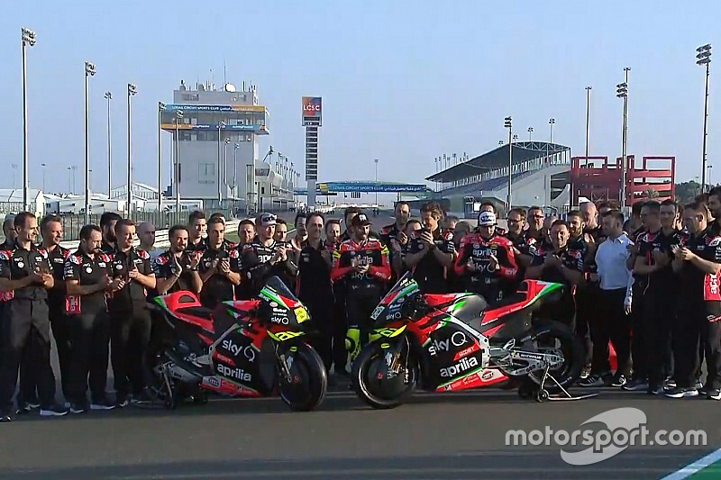 GALERIA: Aprilia revela novo modelo para temporada 2020 da MotoGP