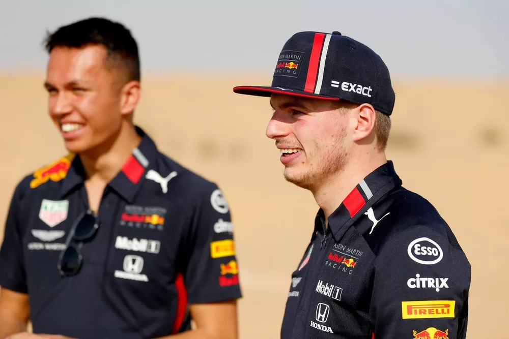 Max Verstappen, Alexander Albon, Red Bull Racing,  Red Bull Desert Racing at Skydive Dubai