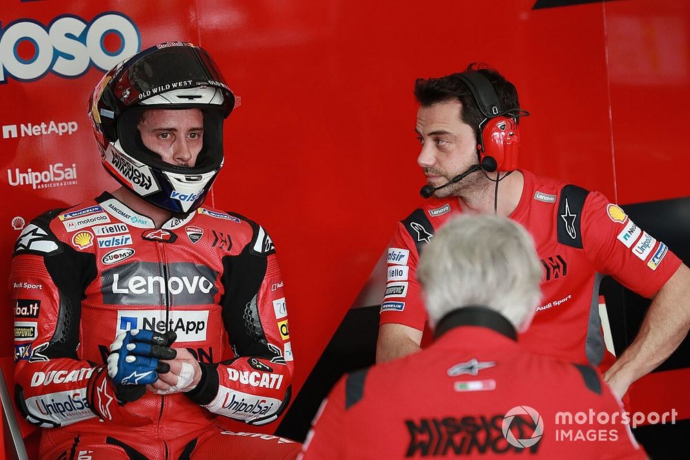 Dovizioso: "Sono caduto alla prima uscita con il set-up nuovo"