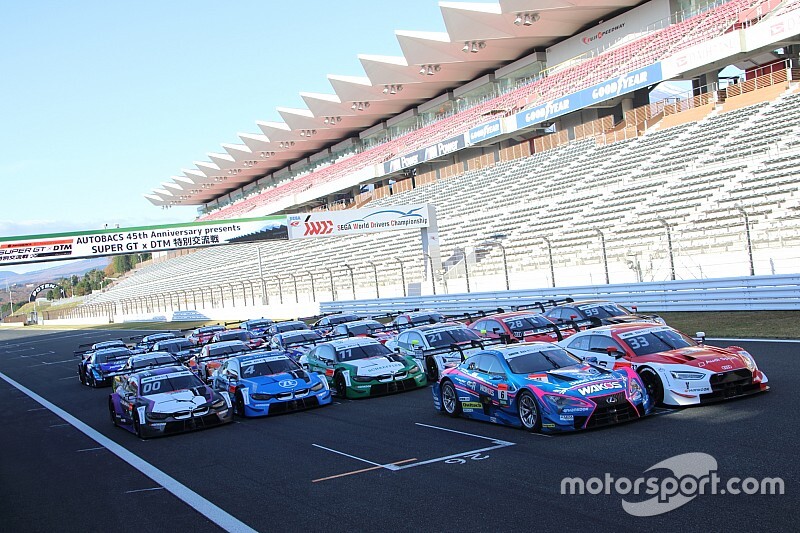 Makino tops joint Super GT/DTM test at Fuji