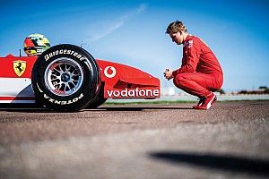 GALERÍA: Mick Schumacher al volante del Ferrari F2002 en Fiorano