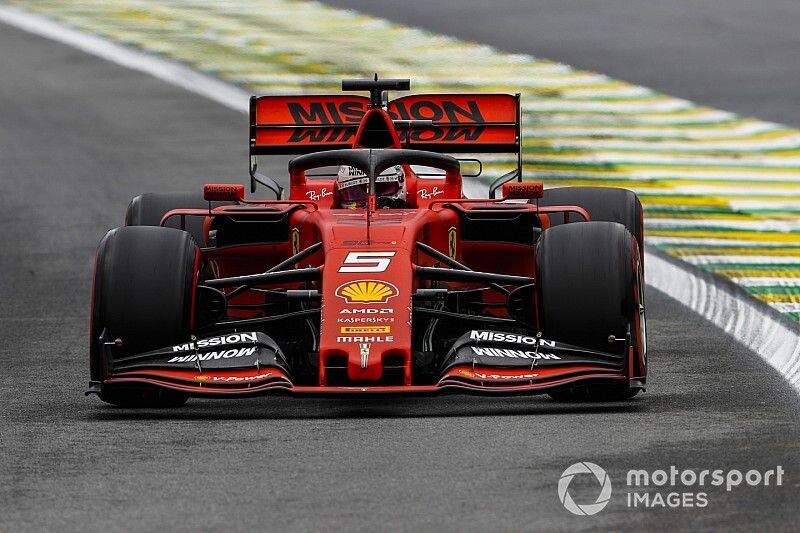 Brezilya GP 2. antrenman: Vettel lider, Ferrari 1-2