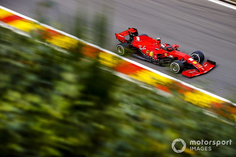 Leclerc surpris et "triste" face au rythme de Ferrari à Spa