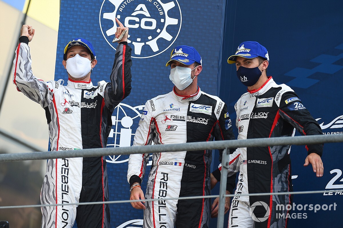 Senna celebra segundo lugar nas 24 Horas: "Le Mans finalmente me deixou subir ao pódio"