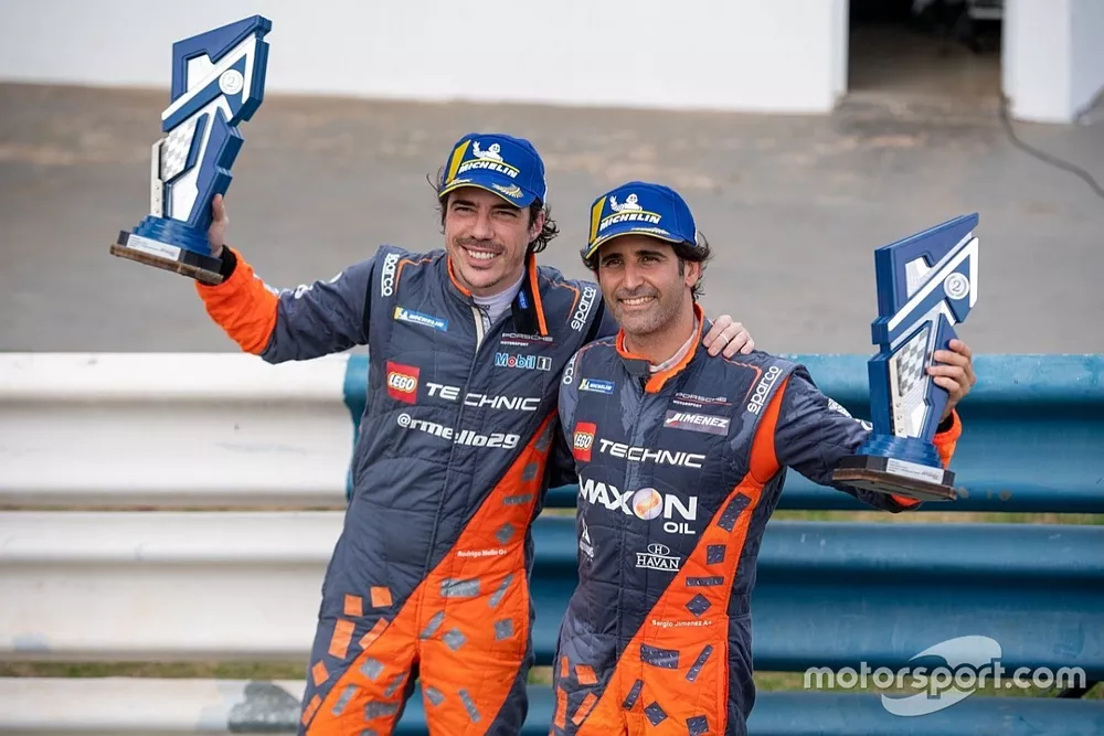 Rodrigo Mello e Sergio Jimenez na Porsche Endurance Series