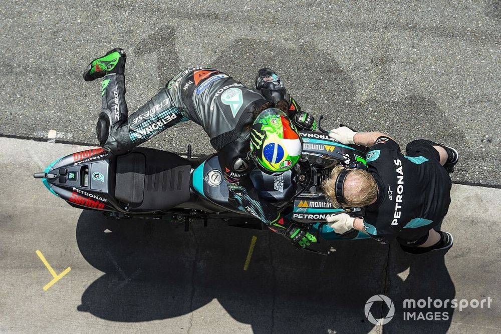 Quartararo usa su cuarto motor y Morbidelli, el quinto