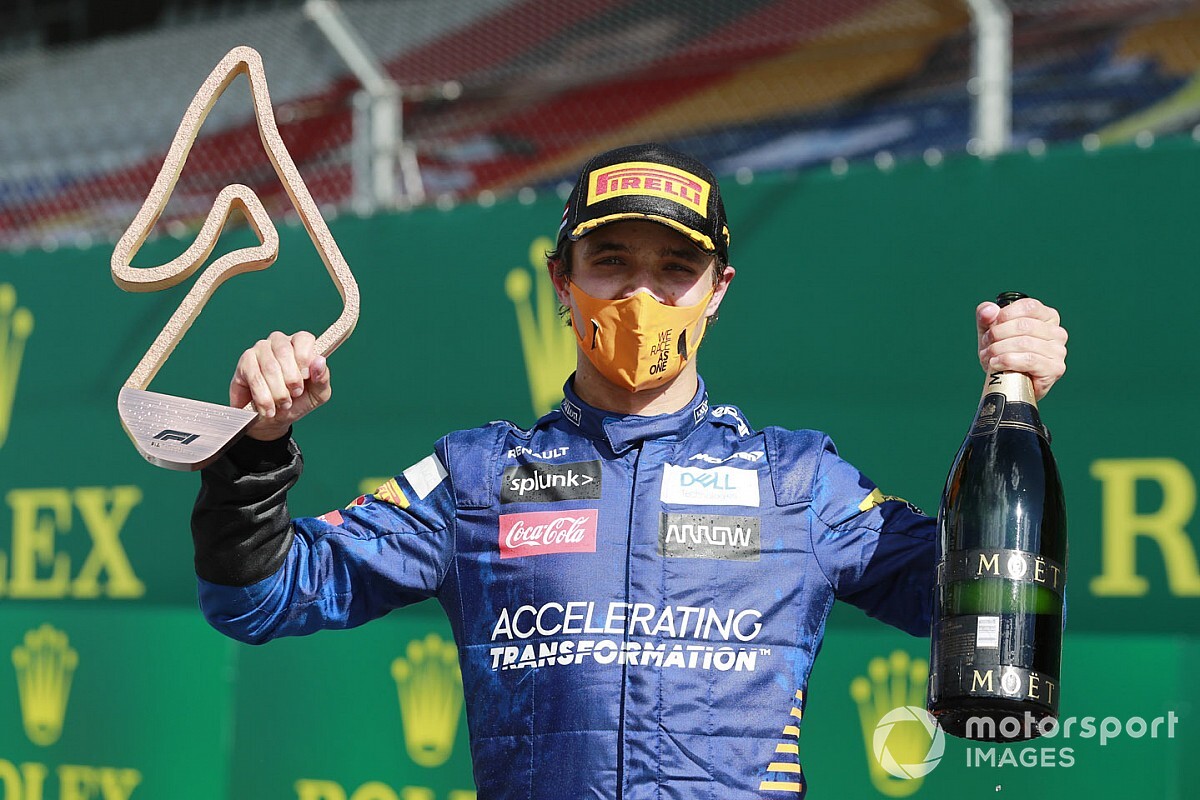 Terceiro na Áustria, Norris entra em dois top-3 da história da F1; entenda