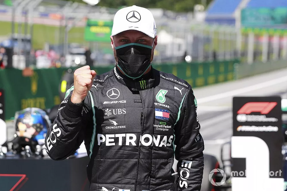 Polesitter Valtteri Bottas, Mercedes 