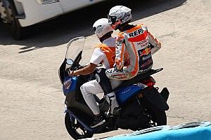 Alex Marquez beats himself up over “rookie mistake”
