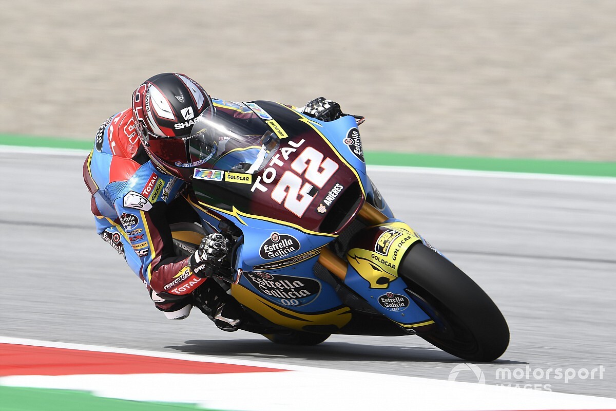 Moto2, Stiria, LIbere 1: Lowes mostra i muscoli, Marini 5°