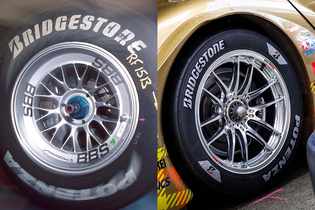 SUPER GT　GT500 競技用　ホイール　ミシュラン　スリックタイヤ ミシュラン、2023年シーズン限りでのスーパーGT・GT500クラス